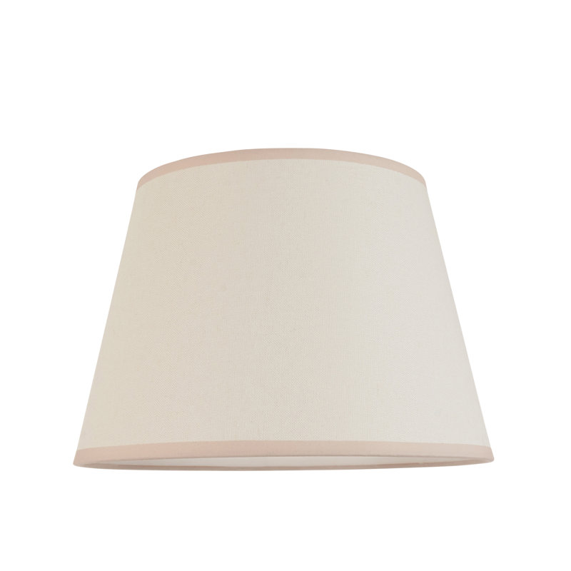 Ivy Tapered Lamp Shade finished in Vintage White, 24cm H x 25cm W x 35cm D