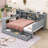 Wooden Daybed with 3 Drawers and Shelves and Built-in-Desk-1741649103-1741649100