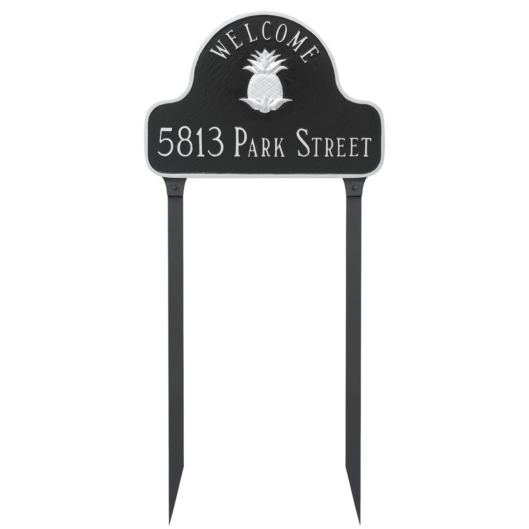 Pineapple Welcome Address Plaque Montague Metal Products Inc. 