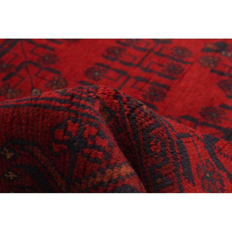 Monserratte One-of-a-Kind 5'1" X 6'10" New Age Wool Area Rug in Red