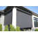 Multiple Awnings Gray Synthetic Fabrics Awning