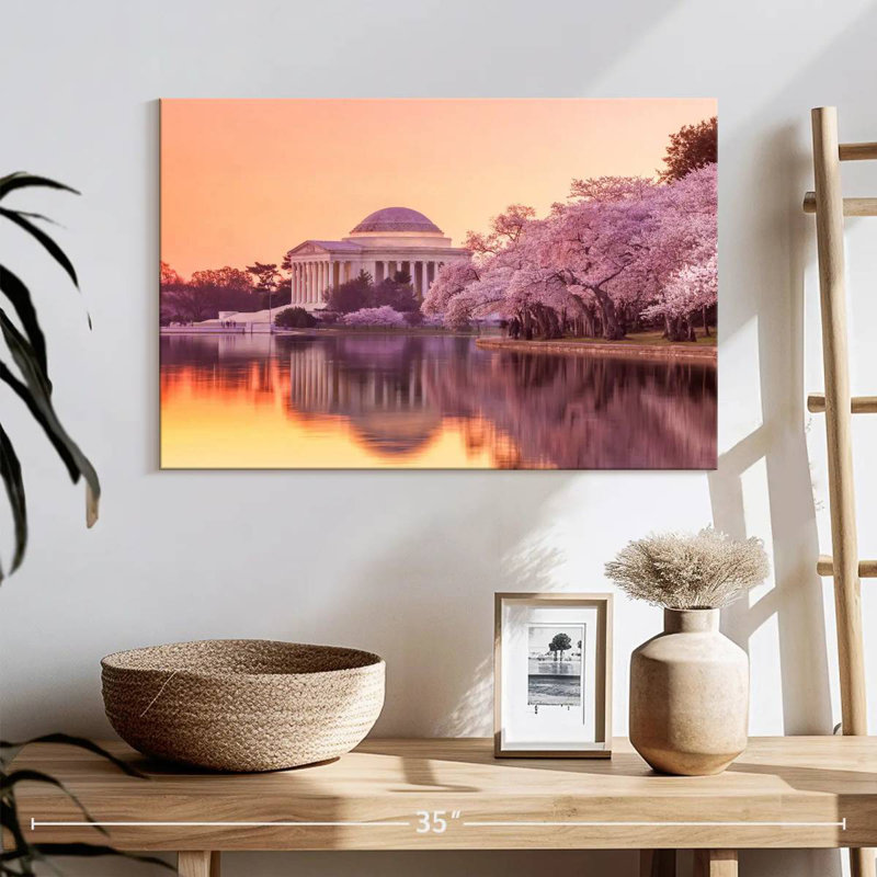 Lilie Jefferson Memorial Cherry Blossoms, 16" H x 24" W