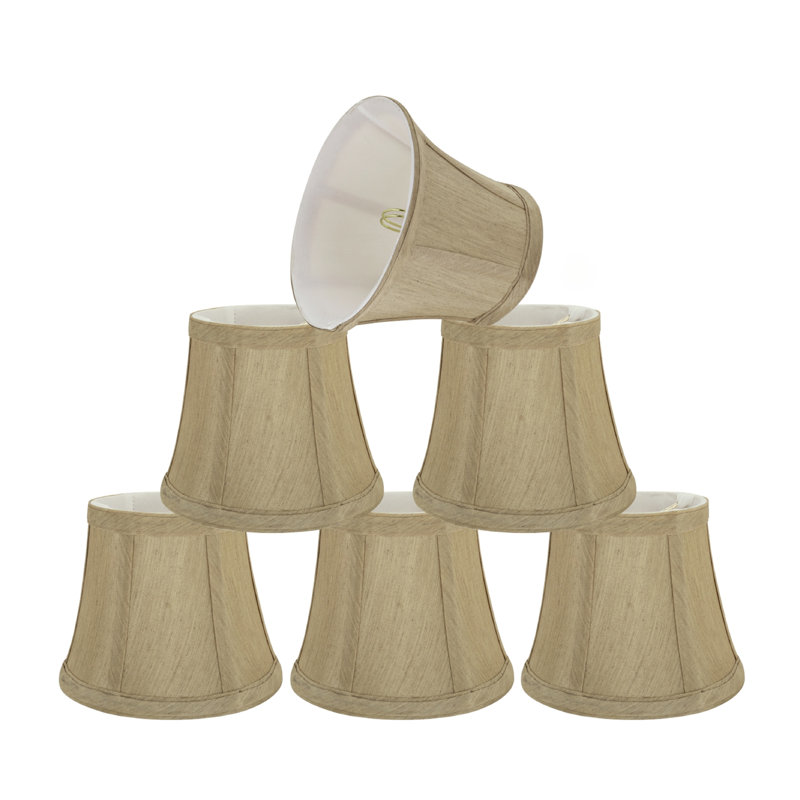 5'' H Linen Bell Lamp Shade, Beige