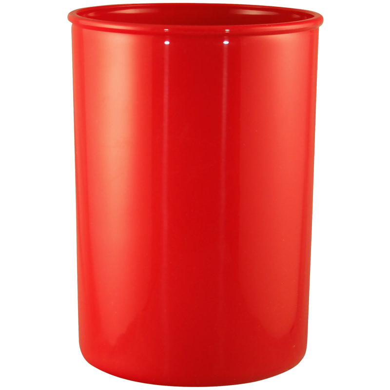 Pot à ustensiles en plastique Calypso Basics, Rouge