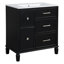 Elegant Flip-out Drawer Vanity Solid Wood Mdf Modern Design Guest Bathroom