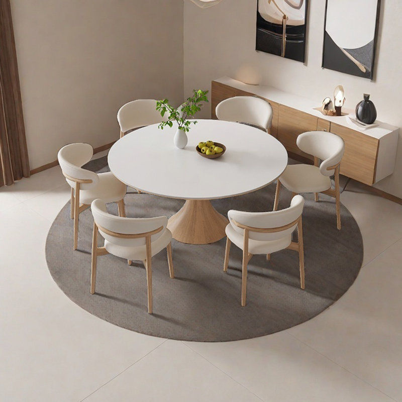 Table de salle à manger Log, H 29,52 po x L 47,24 po x l 47,24 po