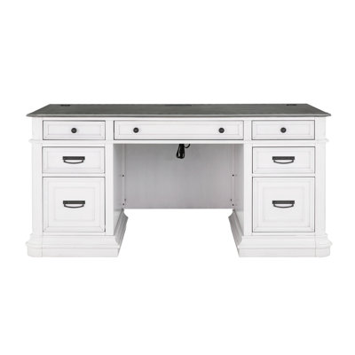 Dagostino Executive Desk with Built in Outlets