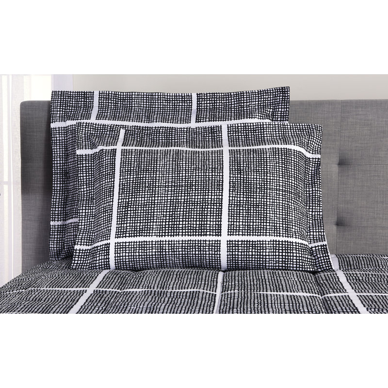 Ensemble d'édredon réversible en microfibre Beco Home, Édredon simple TG + 4 pièces supplémentaires
