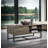 Homare Rustic Oak & Black Finish Coffee Table