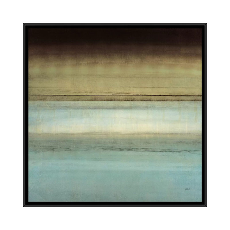 « beauté », impression sur toile, H 18 po x l 18 po x P 1,5 po, Toile avec cadre noir, Pas de tapis