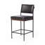 Benton Upholstered Stool with Metal Frame-754574879-755935217