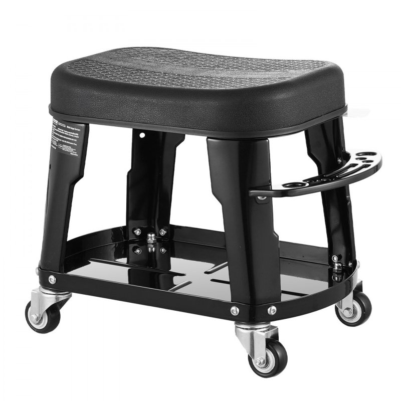 Ergonomic Industrial Stool with Footrest