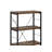 Weathered Oak & Black Finish Bookshelf