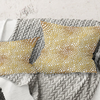 Coussin Golden - Modern Mid-Century