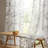 Cecily Floral Printed Burnout Sheer Grommet Single Curtain Panel-928861271-838264929