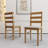 Scandinavian Style Dining Chair With Upholstered Seat-1760560779