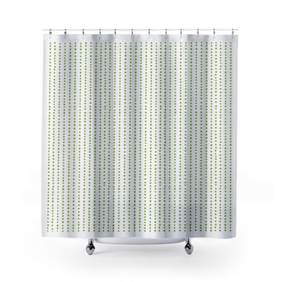 Thora Dots Mid-Century Shower Curtain
