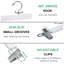 Irene Wood Non-Slip Hangers With Clips for Skirt/Pants-1331911880