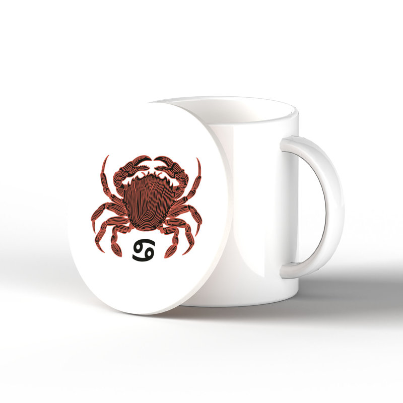 Kana Ceramic Round 1 Piece Coaster