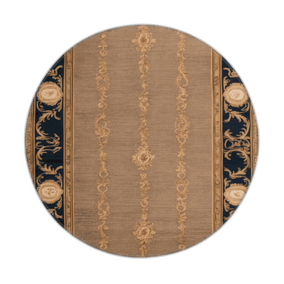 Tapis d'intérieur et d'extérieur brun français