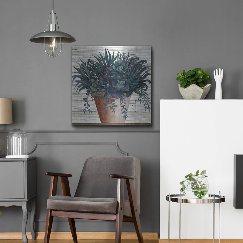 «Remarkable Succulents I» par Cindy Jacobs, H 24 po x l 24 po