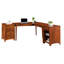 Rangement de bureau en bois massif Malani-2089492687
