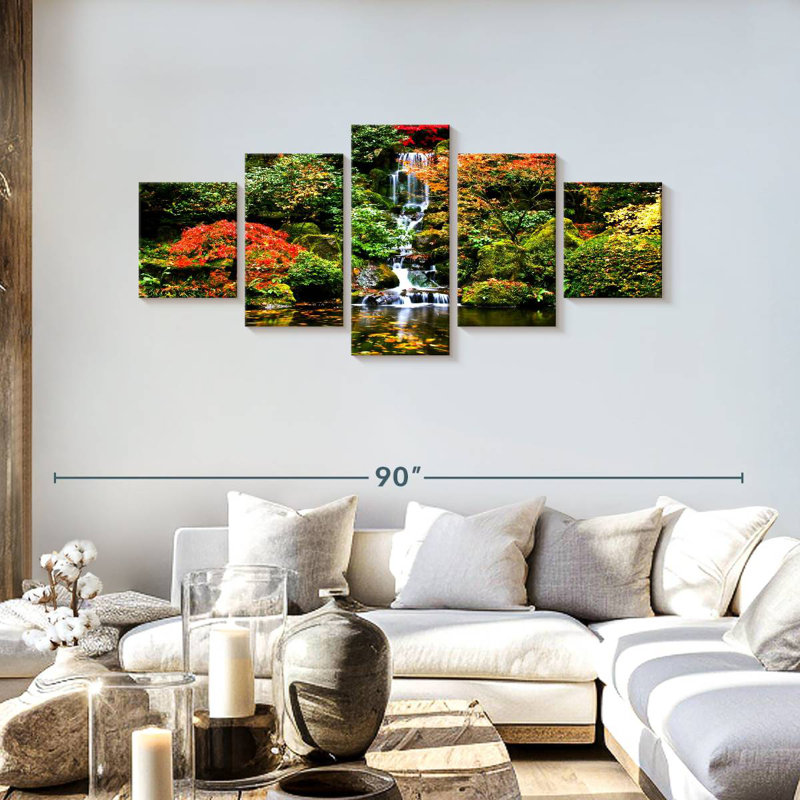 Cascade japonaise Alvord, H 30 po x l 68 po