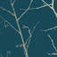 Floral Non-Pasted Metallic Wallpaper Double Roll-1505293844