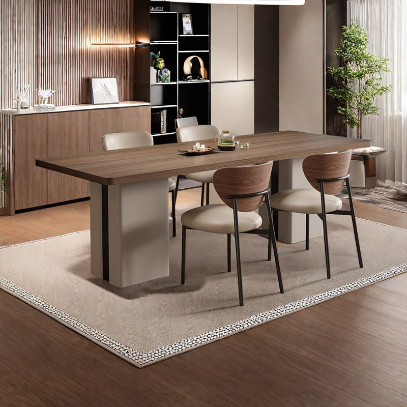 Ensemble de table de salle à manger rectangulaire, H 29,52 po x L 31,49 po x P 70,86 po