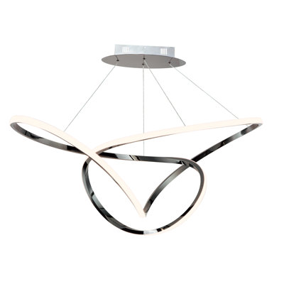 Luminaire suspendu géométrique à 1 lumière Kayelani