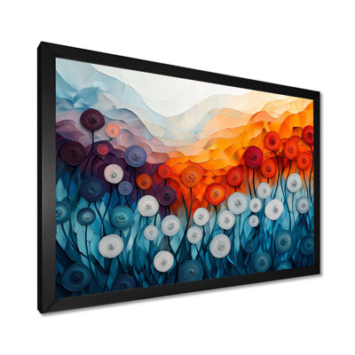 Fantasy Field Of Ranunculus Flowers II - Ranunculus Wall Art