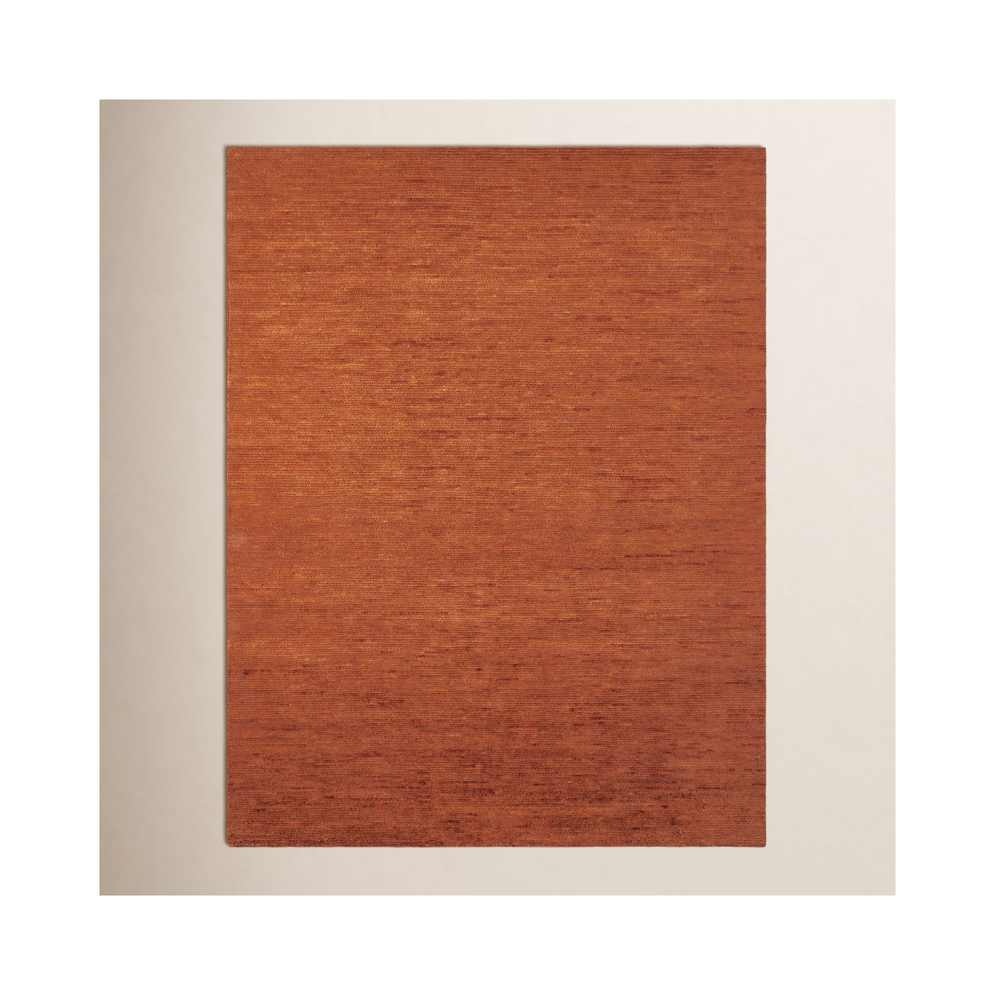 Schwenzer Sunset Ember Hand-Knotted Wool Area Rug, Rectangle 2' x 3'