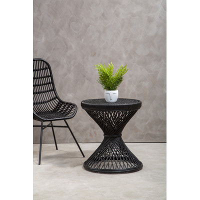 Bourbeau Rattan Accent Stool