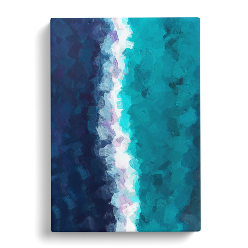 Atmosphere Abstract - Wrapped Canvas Painting, 50cm H x 35cm W x 3cm D
