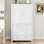 Grand garde-manger de 43,3 po avec 6 tablettes de porte et 5 tiroirs-134489949-134489948