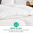 All Season Down Feather Comforter Baffle Box Duvet Insert-564180524