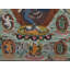 Hevajra (divinité bouddhiste) | Thangka sans brocart | Or pur 24 carats avec peinture acrylique