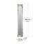 Miroir 12 po x 1,5 po x 69,5 po Edelen