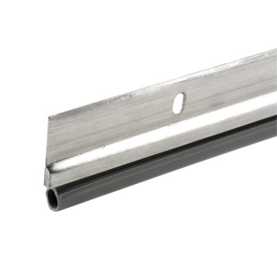 Jamb Weatherstrip, 36 po x 84 po, fabrication en aluminium et en vinyle, nickel satiné (1 ensemble)