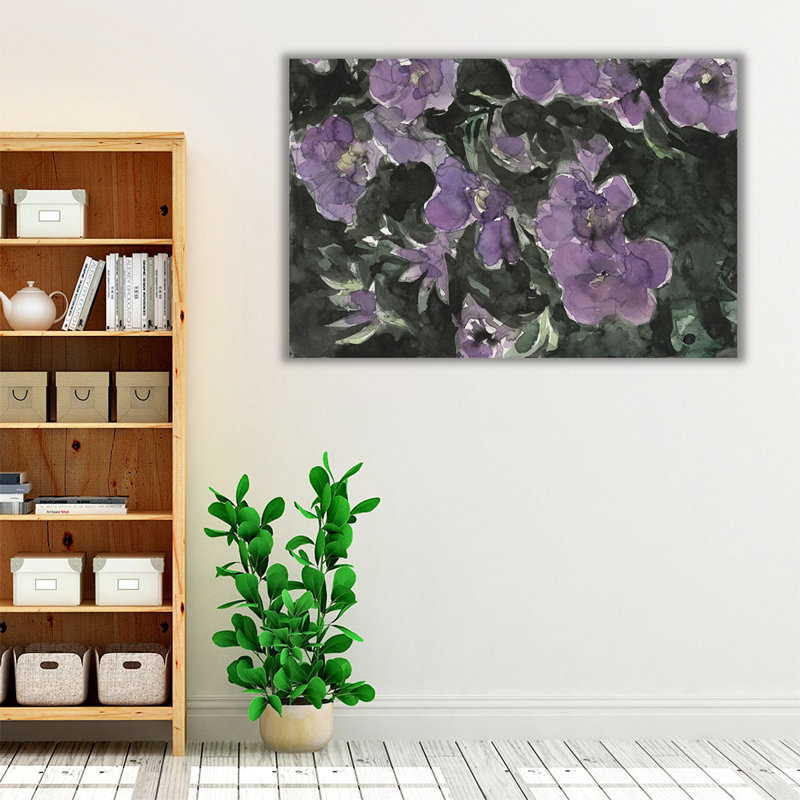Floral Palette II - reproduction d'art sur toile, H 20 po x l 30 po
