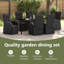 6 - Person Patio Dining Set with Rectangular Table