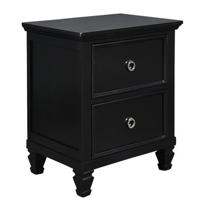 Table de chevet 2 tiroirs Hutner