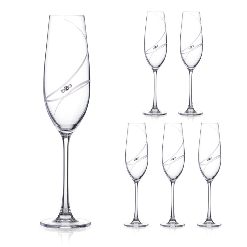 Allure 260ml Crystal Wine Glass Set