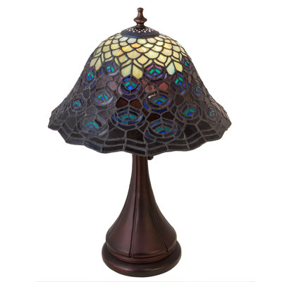 Peacock Feather Table Lamp