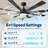 72 Inch Low Profile Ceiling Fan With Led Light And Remote-111531841-111531843