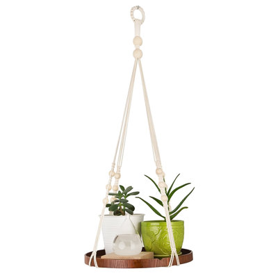 Support à plante en bois