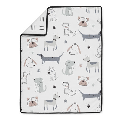Cartoon Puppy 4 Piece Crib Bedding Set by Sweet Jojo Designs