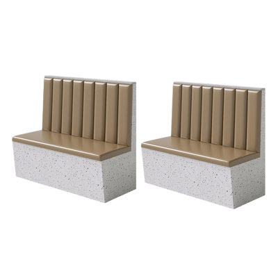 Faux Leather Upholstered Bench