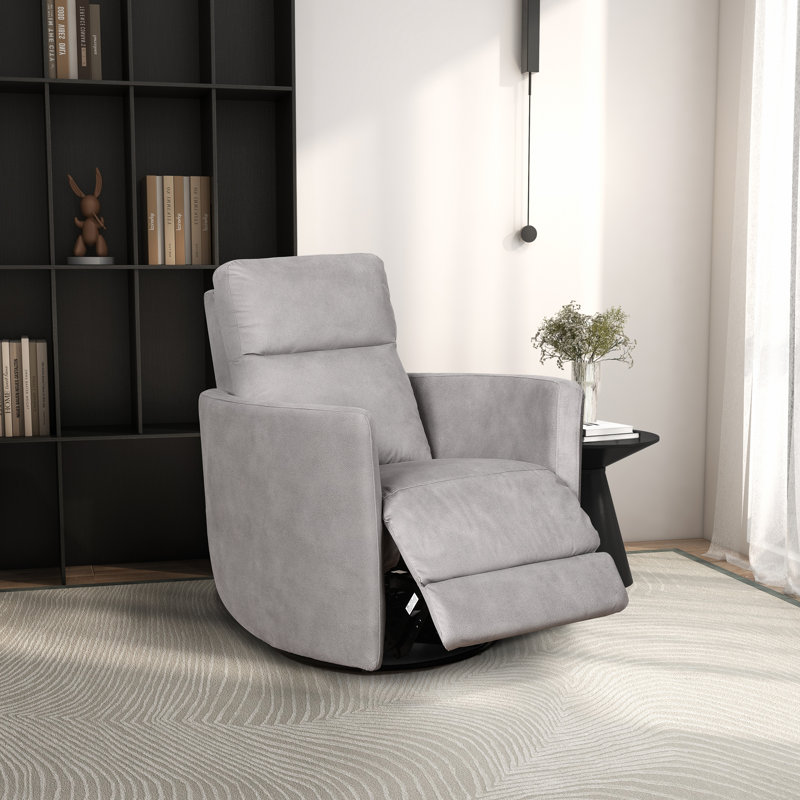 Baddock Power Recline Swivel Glider Recliner Chair
