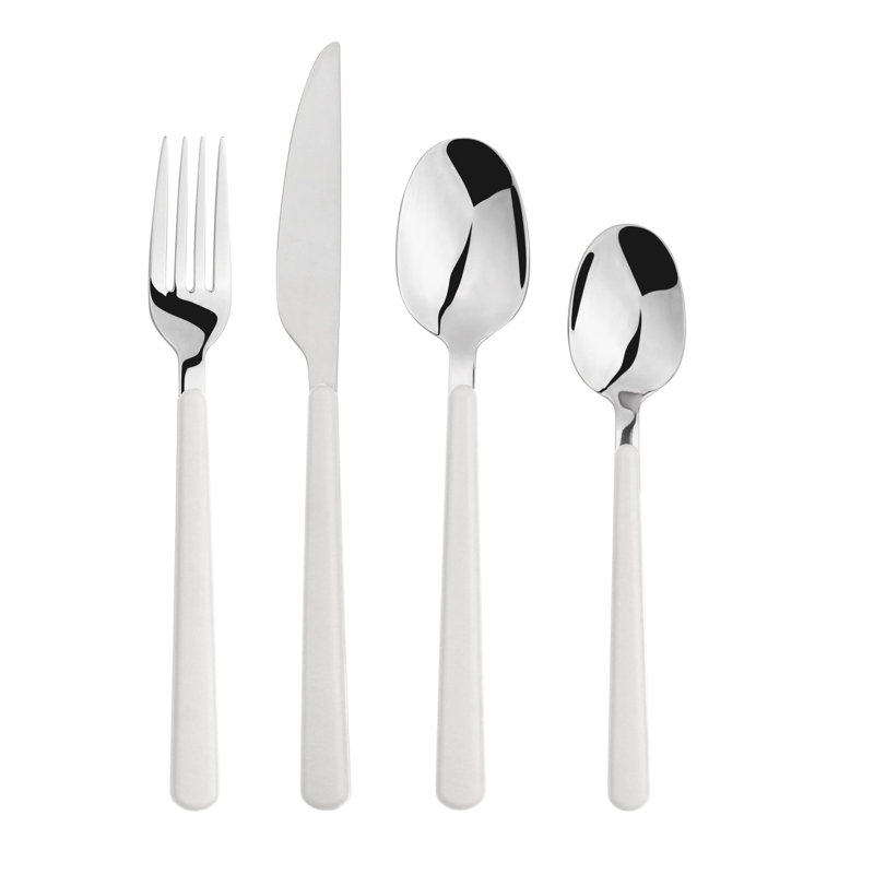 17 Stories Sokat 32 Piece Cutlery Set , Service for 8, White